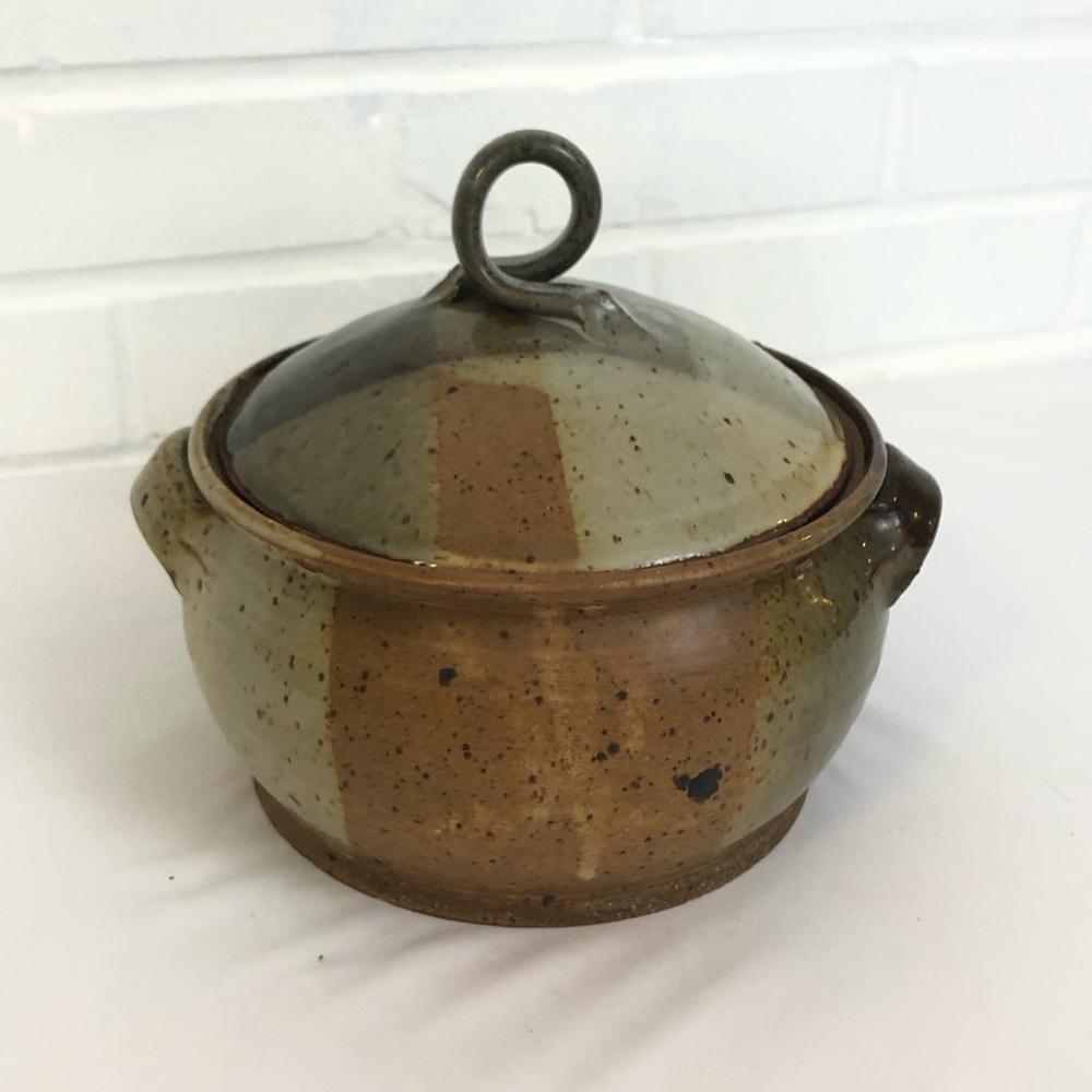 Handmade Pottery from New Mexico- Pot with Lid